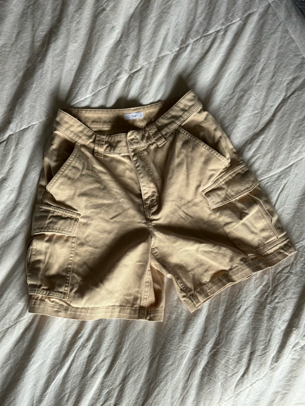 TNA Beige Cargo Shorts